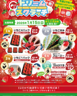 れっどぱーるドリームスクラッチ抽選結果